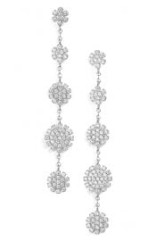 Nordstrom Pave Starburst Drop Earrings at Nordstrom